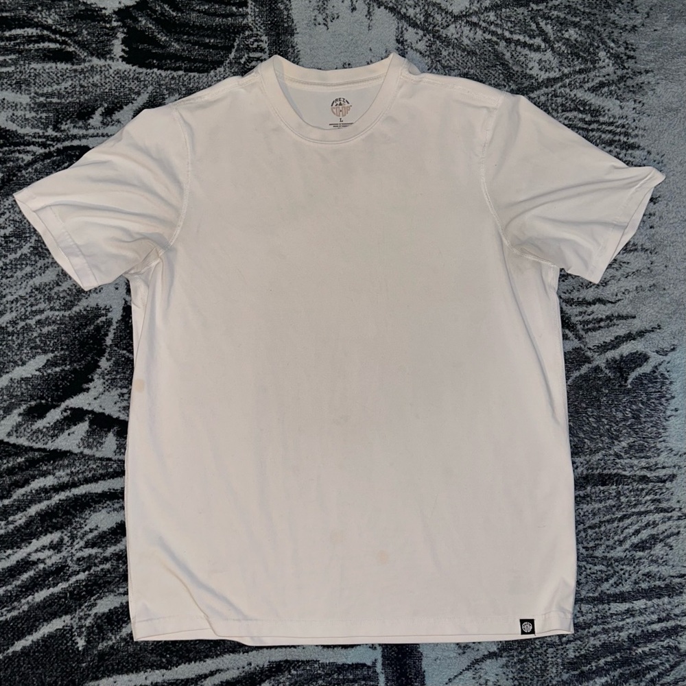Large white sport shirt